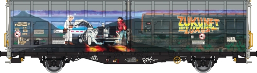 Albert Modell AM245053 - H0 - Schiebewandwagen Graffiti Edition, SBB, Ep. VI - Wagen 2